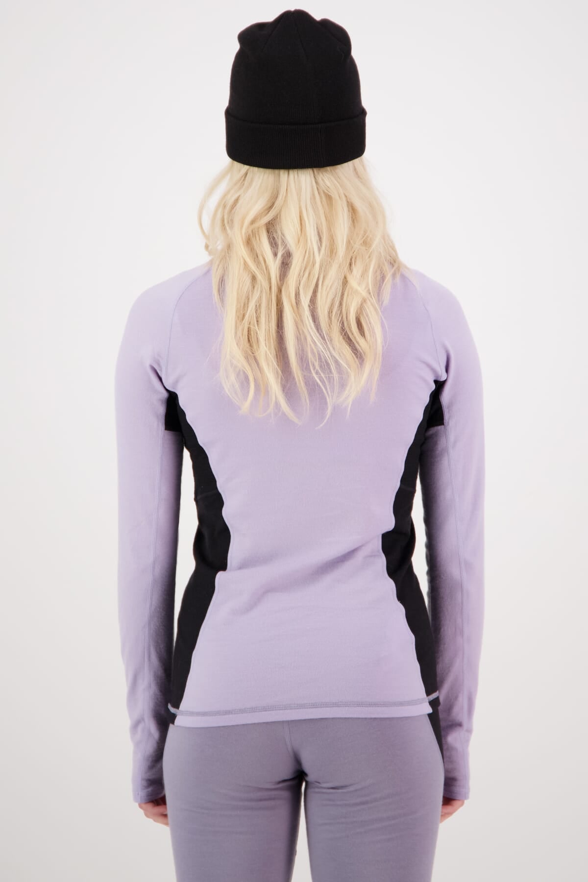Olympus Merino Half Zip - Thistle Cloud