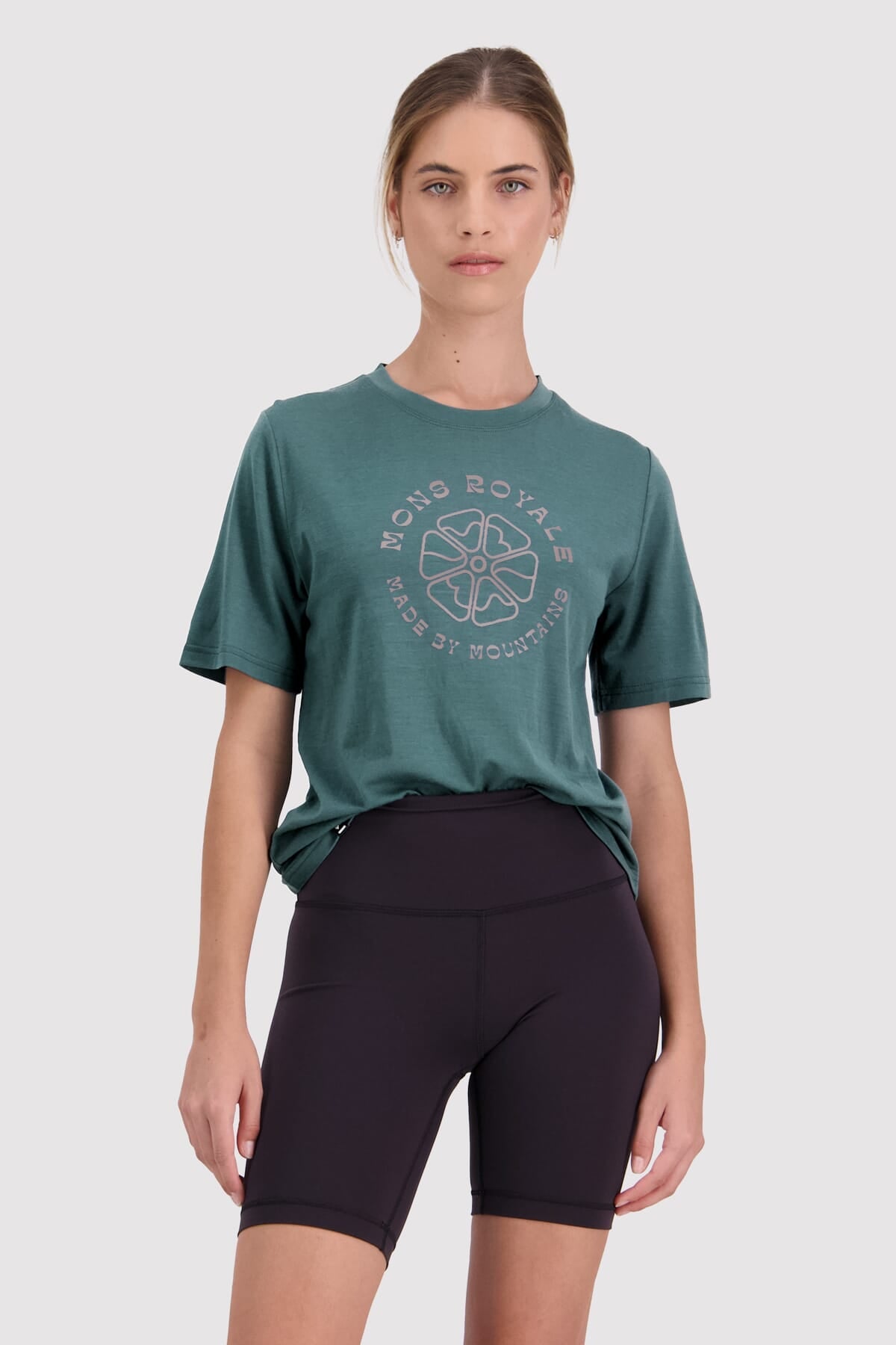 Icon Merino Air-Con Relaxed Tee - Burnt Sage