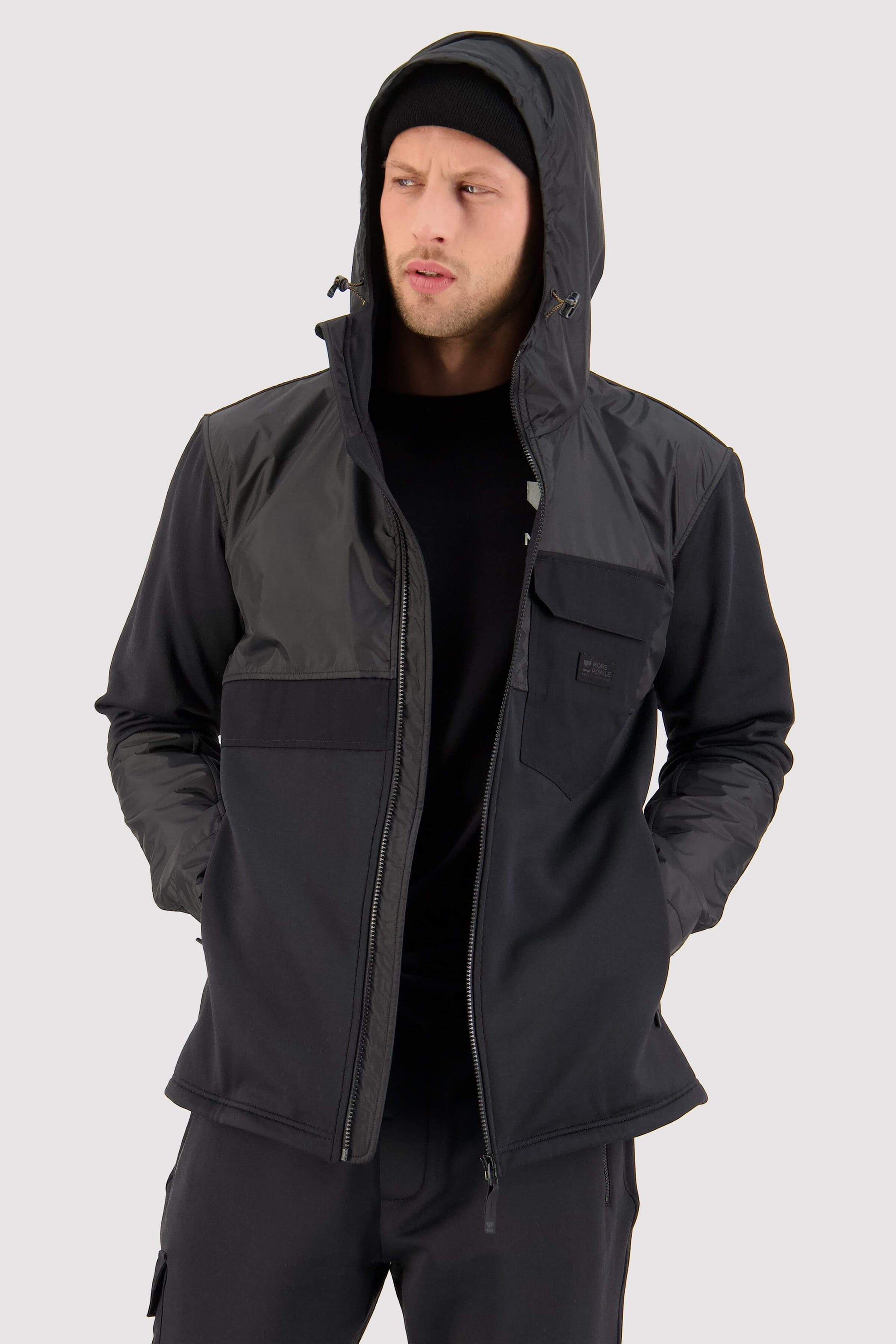 Decade Merino Fleece Hoody - Black